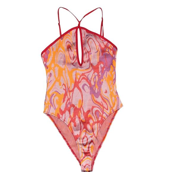 Zara Abstract Bodysuit Small - Picture 2 of 7